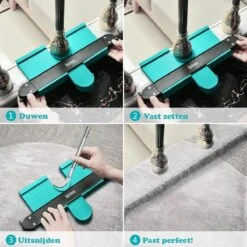 Optimus Professionele Aftekenhulp Met 2 Locks - 25cm X 8cm - Profielmeter - Profielaftaster - Meethulp - Profielmal - Profielkam - Laminaat Legset -WerkPro Verkoopwinkel 1200x1200 2688