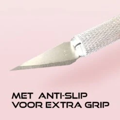 Scalpel Mesjes Set - 43 Delige Hobbymes Set - 1 Liniaal Staal / 2 Scalpels / 40 Reserve Scalpel Mesjes -WerkPro Verkoopwinkel 1200x1200 2696