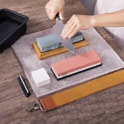 House Of Husk Dubbelzijdige Messenslijpers Met Instructies - Slijpsteen Voor Messen - Wetsteen Slijpsteen Set 400 1000 En 3000 8000 - Edelkorund -WerkPro Verkoopwinkel 1200x1200 2705