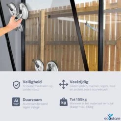 Professionele Aluminium Zuignap - Glasdrager - Glasplaatdrager - Tegelzuignap - Drie Zuignappen - 155 Kg 9 Professionele Aluminium Zuignap - Glasdrager - Glasplaatdrager - Tegelzuignap - Drie Zuignappen - 155 Kg -WerkPro Verkoopwinkel 1200x1200 2736