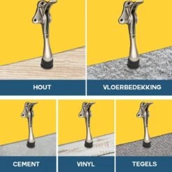 ESSIBLE Stevige Deurstopper - Deurvastzetter - Deurstoppers Voor Buiten/Binnen - Voor Zware Deuren - Verstelbaar - 2 Stuks -WerkPro Verkoopwinkel 1200x1200 2798