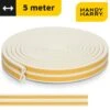 HANDY HARRY® Tochtband Zelfklevende 5 Meter - 6x9mm - Tochtstrip Schuim