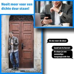 Merkloos Flient Smart Doorlock - Slimme Deurslot - Deurklink Met Vingerafdruk - Met APP & WiFi - BlueTooth - Kantoor Slot - Zwart - Anti Inbraak - TT LockApp -WerkPro Verkoopwinkel 1200x1200 2871