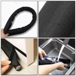 Merkloos Tochtstopper - 95 Cm - 2 X Enkele Tochtrol - Deur Isolatie - Tochtstopper - Aanpasbaar - Antraciet -WerkPro Verkoopwinkel 1200x1200 2909