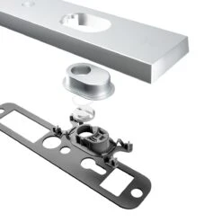 AXA Veiligheidsbeslag (Curve Plus) Aluminium Geslepen: Knop-Kruk (model S/Blok) PC72 Met Kerntrekbeveiliging SKG*** -WerkPro Verkoopwinkel 1200x1200 2955