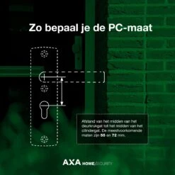 AXA Veiligheidsbeslag (Curve Plus) Aluminium Geslepen: Knop-Kruk (model S/Blok) PC72 Met Kerntrekbeveiliging SKG*** -WerkPro Verkoopwinkel 1200x1200 2956