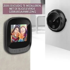 Merkloos Dakta® Kijkgat Camera | Intercom | Deurspion | Deurcamera | Deurbel Met Camera | Beveiliging | Met LCD Scherm | 160 Kijkhoek -WerkPro Verkoopwinkel 1200x1200 2976