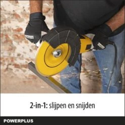 Powerplus POWX06250 Haakse Slijper Set - 115mm - 230mm - 750w - 2000w - Inclusief Slijpschijven En Opbergtas -WerkPro Verkoopwinkel 1200x1200 301