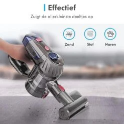 Hozard® Accu-stofzuiger D1S- 4-in-1 Steelstofzuiger En Kruimeldief - Draadloze Stofzuiger - 150W - 2 Kracht Standen - Snoerloos - Zakloos - Oplaadbaar - Inclusief Wand Bevestiging -WerkPro Verkoopwinkel 1200x1200 3095