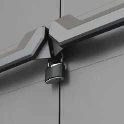 Keter Più Opbergkast - 1 Plank - 39x68x83cm - Donkergrijs/Zwart -WerkPro Verkoopwinkel 1200x1200 3102