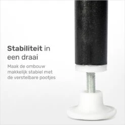 LBB - Wasmachine En Droger Ombouw - 3 Planken - Opbergrek Voor Boven Wasmachine - Zwart - Kast - Meubel - Wasdroger - Ook Geschikt Voor Wc - Kastje 13 LBB - Wasmachine En Droger Ombouw - 3 Planken - Opbergrek Voor Boven Wasmachine - Zwart - Kast - Meubel - Wasdroger - Ook Geschikt Voor Wc - Kastje -WerkPro Verkoopwinkel 1200x1200 3110