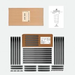 LifeGoods Stellingkast - Opbergrek - 5 Planken - 875 Kg Draagkracht - 90x40x180 Cm - Metaal/MDF - Zwart -WerkPro Verkoopwinkel 1200x1200 3117