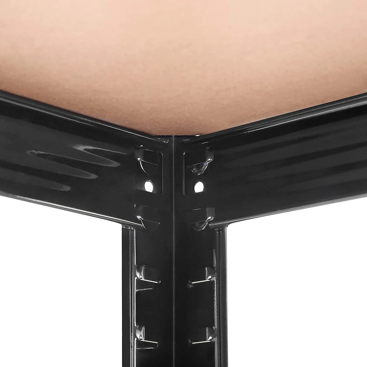 Doogo® Opbergrek XL - Stellingkast - 120 Cm Breed - 5 Jaar Garantie - 180x120x40 Cm - 1000 Kg+ Draagkracht - 200 Kg Per Plank - Monteren Zonder Schroeven - Zwart 13 Doogo® Opbergrek XL - Stellingkast - 120 Cm Breed - 5 Jaar Garantie - 180x120x40 Cm - 1000 Kg+ Draagkracht - 200 Kg Per Plank - Monteren Zonder Schroeven - Zwart - Afbeelding 11