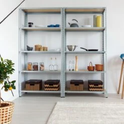 2 Stuks Stellingkast Opbergrek Met 5 Planken - 175x75x30cm - 350kg -WerkPro Verkoopwinkel 1200x1200 3149