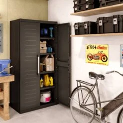 Keter Detroit XL Hoge Kast - 4 Planken - 89x54x182cm - Zwart -WerkPro Verkoopwinkel 1200x1200 3177