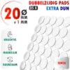 TENTA® Dubbelzijdig Tape Plakkers Extra Dun - 20mm X 1mm - 25x -WerkPro Verkoopwinkel 1200x1200 3207