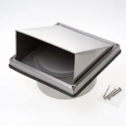 Weha Kaprooster Met Klep -RVS - Ø150 Mm