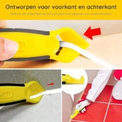 M-Iconic 5 In 1 Kit Schraper - Kitmes - Kitspatel - Kitstrijker - Kitschraper - Siliconen Verwijderaar - Kit Verwijderaar - Geel -WerkPro Verkoopwinkel 1200x1200 3248