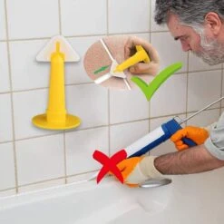 M-Iconic 5 In 1 Kit Schraper - Kitmes - Kitspatel - Kitstrijker - Kitschraper - Siliconen Verwijderaar - Kit Verwijderaar - Geel -WerkPro Verkoopwinkel 1200x1200 3249