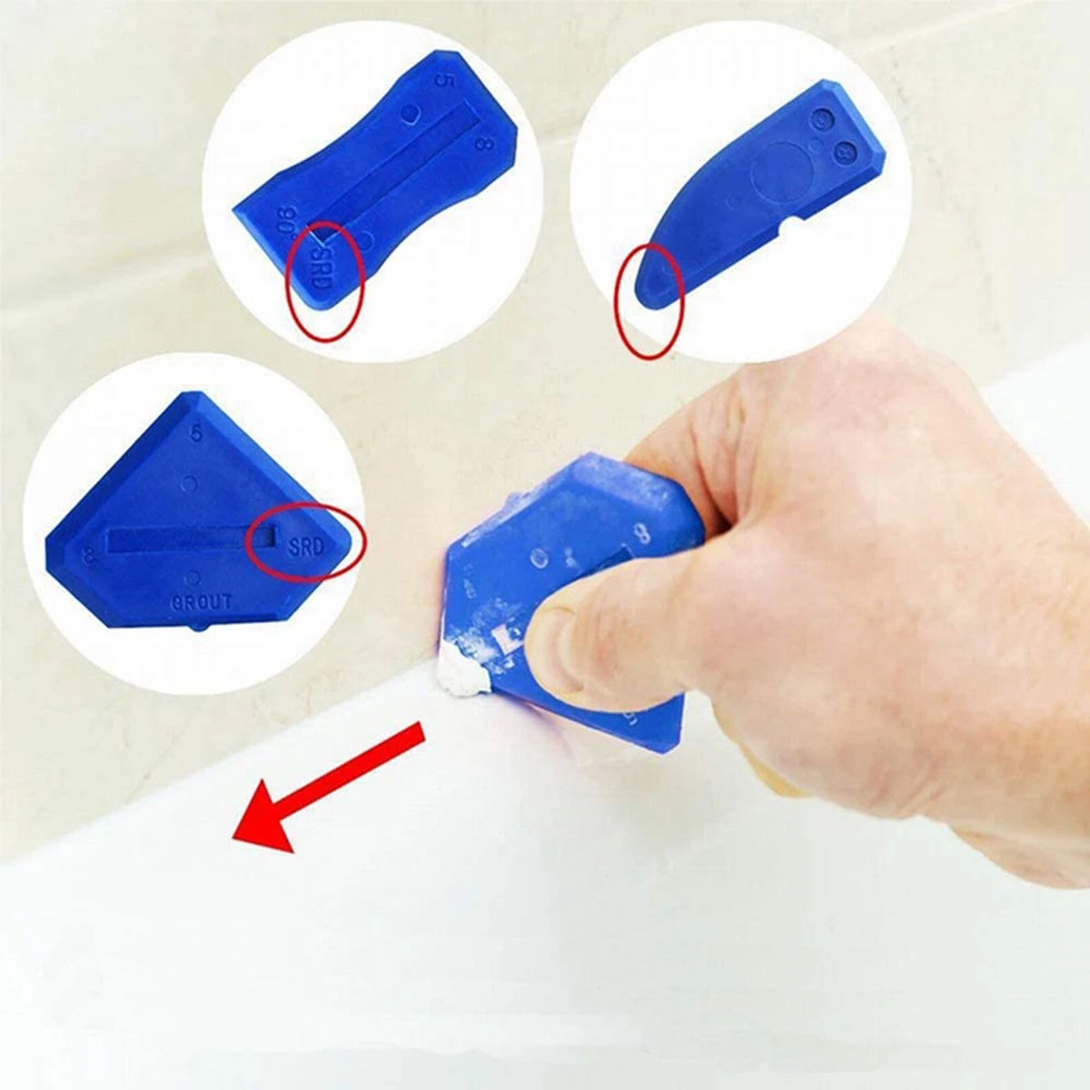 Kit Schraper Set – 18 Delig - Kitspatel – Kit Tool – Siliconen Verwijderaar – Kitstrijker – Kitverwijderaar Afstrijkrubber 6 Kit Schraper Set – 18 Delig - Kitspatel – Kit Tool – Siliconen Verwijderaar – Kitstrijker – Kitverwijderaar Afstrijkrubber - Afbeelding 4