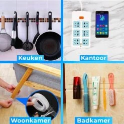 Merkloos Dubbelzijdige Nano Tape - Waterdichte Gekko Tape Herbruikbaar - 30mm Volledig Doorzichtig - 3cm Premium Grip Tape -WerkPro Verkoopwinkel 1200x1200 3269