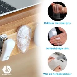 Merkloos Dubbelzijdige Nano Tape - Waterdichte Gekko Tape Herbruikbaar - 30mm Volledig Doorzichtig - 3cm Premium Grip Tape -WerkPro Verkoopwinkel 1200x1200 3272