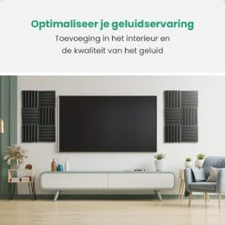 Geluidsisolatie Zelfklevend Door Akoestische Panelen – 16 Stuks – Zwarte Geluidsdemper – Avint Goods -WerkPro Verkoopwinkel 1200x1200 3280
