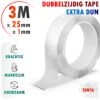 TENTA® Dubbelzijdig Tape Extra Dun - Krachtig - Makkelijk - Duurzaam - 3m X 25mm X 1mm -WerkPro Verkoopwinkel 1200x1200 3297