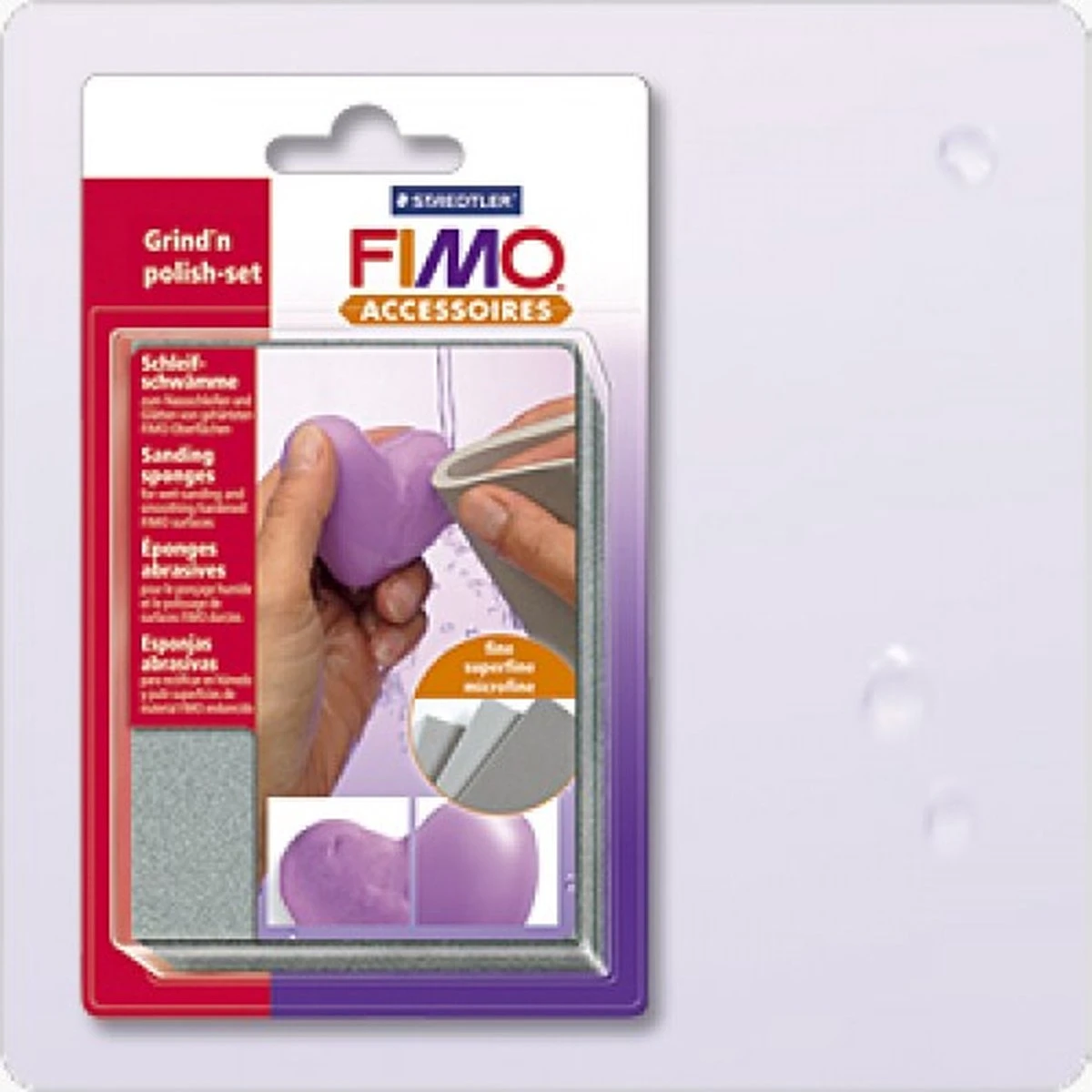 Fimo Slijpspons 3 Fimo Slijpspons