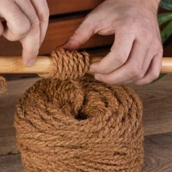 Humusziegel Jute Rope Roll - Coconut Fibre Natural Jute Twine String - Strong Brown String For Crafts, Garden 3.5mm - 50m 3.5 Mm / 50 M Roll -WerkPro Verkoopwinkel 1200x1200 3333