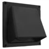 Air Control Kaprooster 165x165mm, Kunststof Zwart (n.22 / 05)
