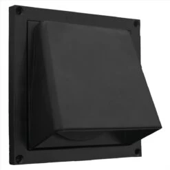 Air Control Kaprooster 165x165mm, Kunststof Zwart (n.22 / 05)