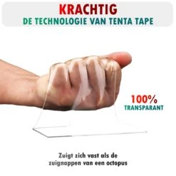 TENTA® Dubbelzijdig Tape Extra Dun - Krachtig - Makkelijk - Duurzaam - 3m X 10mm X 1mm -WerkPro Verkoopwinkel 1200x1200 3408