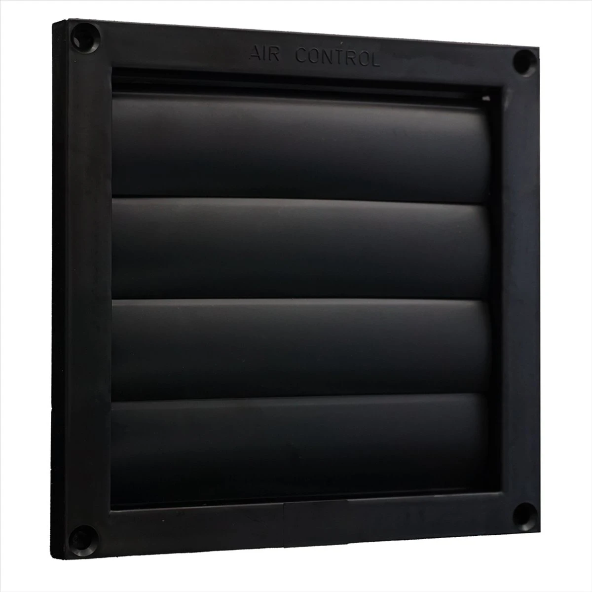 Luchtrooster Lamellen Zwart 165x165 8 Luchtrooster Lamellen Zwart 165x165 - Afbeelding 6