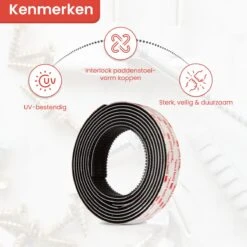 3M Dual Lock - 2 Meter - Ultra Sterke Klittenband Zelfklevend - Zwart -WerkPro Verkoopwinkel 1200x1200 3435