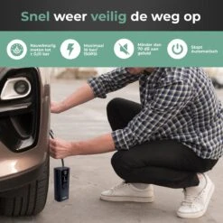 MEVON - Multifunctionele Compressor - Fietspomp - Elektrische Draagbare Bandenpomp - Luchtcompressor - 6000mAh Accu -WerkPro Verkoopwinkel 1200x1200 345