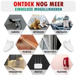 TENTA® Dubbelzijdig Tape Plakkers Extra Sterk - Krachtig - Makkelijk - Duurzaam -20mm X 2mm - 100x -WerkPro Verkoopwinkel 1200x1200 3462