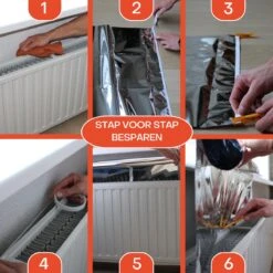 Econy Radiatorfolie – 750cm X 50cm – Dubbelzijdige Tape – Radiatorfolie Op Radiator – Isolatiefolie Radiator -WerkPro Verkoopwinkel 1200x1200 3495