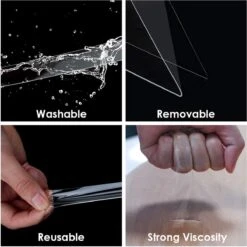 Nano Tape - Klussen - 10 Meter Lang (2x5m) - 1 Cm Breed - Dubbelzijdig Plakband Extra Sterk - Transparante Dubbelzijdige Tape Extra Sterk - NanoTape - Muur Tape - Waterdicht - Herbruikbaar -WerkPro Verkoopwinkel 1200x1200 3500