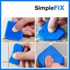 Simple Fix Kit Schraper – Kitspatel – Kit Tool – Siliconen Verwijderaar – Kitstrijker – Kitverwijderaar Afstrijkrubber – 3 In 1 – RVS -WerkPro Verkoopwinkel 1200x1200 3511