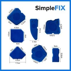 Simple Fix Kit Schraper – Kitspatel – Kit Tool – Siliconen Verwijderaar – Kitstrijker – Kitverwijderaar Afstrijkrubber – 3 In 1 – RVS -WerkPro Verkoopwinkel 1200x1200 3512