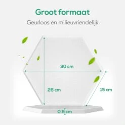 Avint Goods - Geluidsisolatie Zelfklevend Door Akoestische Panelen – 15 Stuks – Witte Geluidsdemper - 30x26x15cm -WerkPro Verkoopwinkel 1200x1200 3541