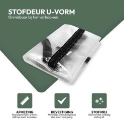 STACK Stofdeur | U-Vorm - Transparante Stofdeur Met Gestikte Rits - Afdekfolie - Bouwfolie - Afdekzeil - Verbouwing - Verbouwen - Schilderen - Afdek Folie - Afplakken - Afplakzeil - Bouwzeil 11 STACK Stofdeur | U-Vorm - Transparante Stofdeur Met Gestikte Rits - Afdekfolie - Bouwfolie - Afdekzeil - Verbouwing - Verbouwen - Schilderen - Afdek Folie - Afplakken - Afplakzeil - Bouwzeil -WerkPro Verkoopwinkel 1200x1200 3767