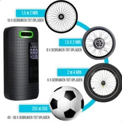 Westhome Luchtcompressor Bandenpomp - Elektrische Fietspomp- 5-in-1 - Zwart 19 Westhome Luchtcompressor Bandenpomp - Elektrische Fietspomp- 5-in-1 - Zwart -WerkPro Verkoopwinkel 1200x1200 4