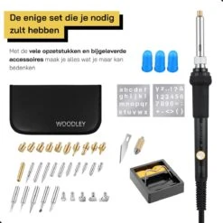 Houtbrander Set - 43 Delig - Pyrografie - Soldeerbout - Houtbrander Voor Hobby - Soldeerset -WerkPro Verkoopwinkel 1200x1200 40