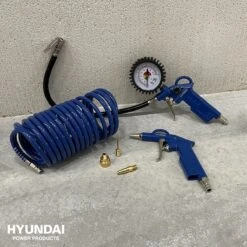 Hyundai Compressoraccessoires - 6 Delig - Accesoireset - Koperen Legering - Europese Snelkoppelingen -WerkPro Verkoopwinkel 1200x1200 473