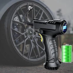 Draagbare Compressor Bandenpomp – 12V Luchtcompressor – Fiets, Auto Tot Camper – Elektrische Fietspomp -WerkPro Verkoopwinkel 1200x1200 481