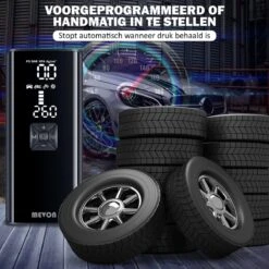 MEVON - Multifunctionele Compressor - Fietspomp - Elektrische Draagbare Bandenpomp - Luchtcompressor - 8000mAh Accu -WerkPro Verkoopwinkel 1200x1200 496