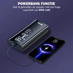 MEVON - Multifunctionele Compressor - Fietspomp - Elektrische Draagbare Bandenpomp - Luchtcompressor - 8000mAh Accu -WerkPro Verkoopwinkel 1200x1200 498