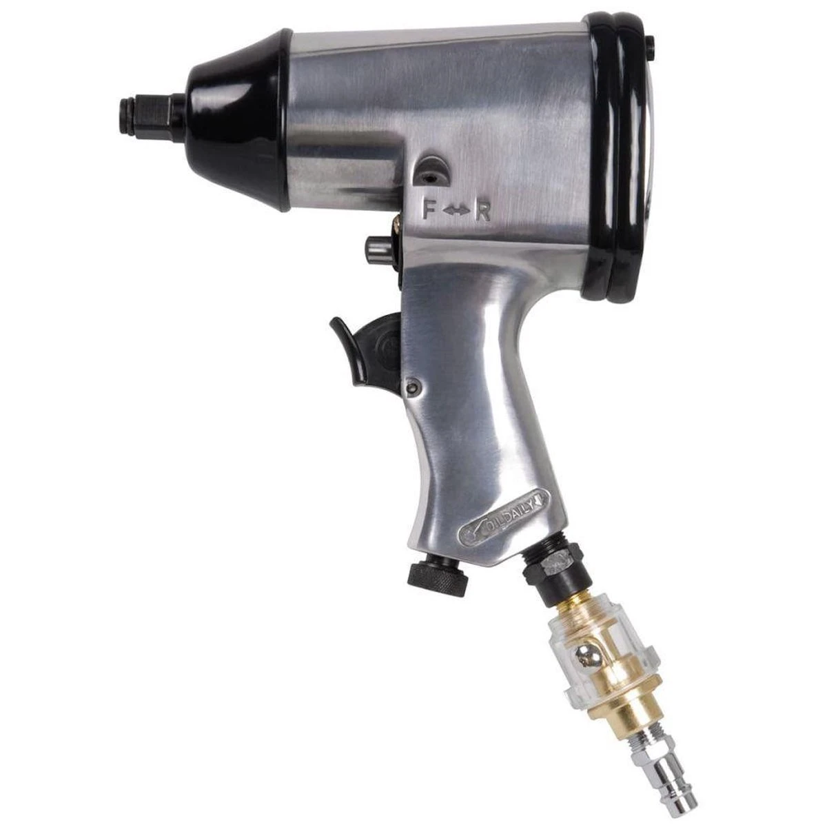 FERM Pneumatische Slagmoersleutel Universele DIN / Orion Aansluiting - Incl. 10-delige Doppenset En Opbergkoffer 5 FERM Pneumatische Slagmoersleutel Universele DIN / Orion Aansluiting - Incl. 10-delige Doppenset En Opbergkoffer - Afbeelding 3